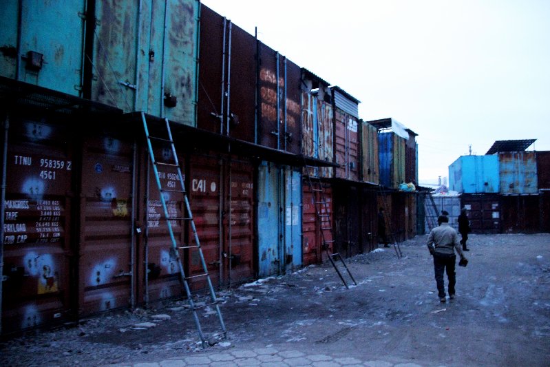 Early Morning: Containers still Closed